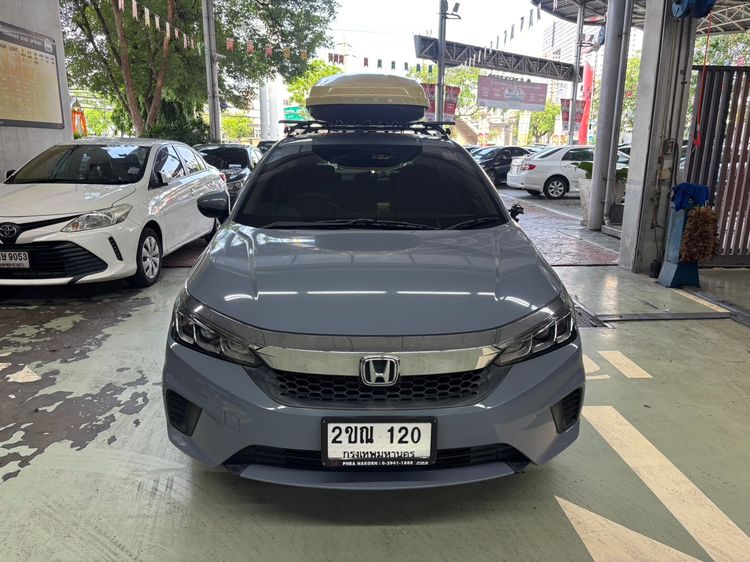 Honda City 2021 1.0 S+ Sedan เบนซิน ไม่ติดแก๊ส เกียร์อัตโนมัติ เทา รูปที่ 4