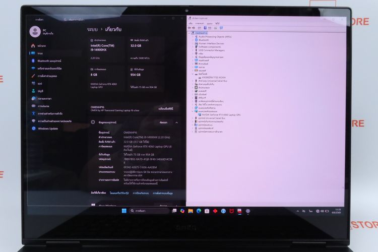 HP OMEN 16-U1039TX Core i9-14900HX.RTX4060 RAM32.1TB รูปที่ 2