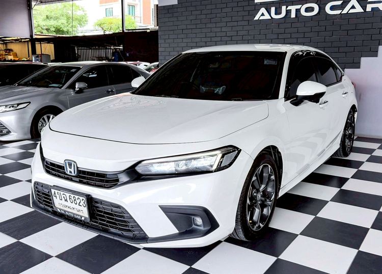 Honda Civic 2023 2.0 eHEV EL+ Sedan ไฮบริด ไม่ติดแก๊ส เกียร์อัตโนมัติ ขาว รูปที่ 1