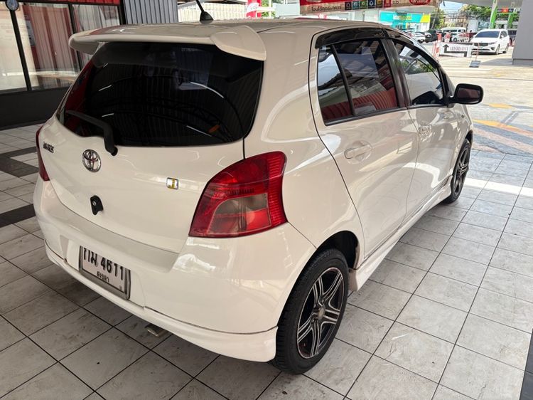 Toyota Yaris 2008 1.5 J Sedan เบนซิน ไม่ติดแก๊ส เกียร์อัตโนมัติ ขาว รูปที่ 4