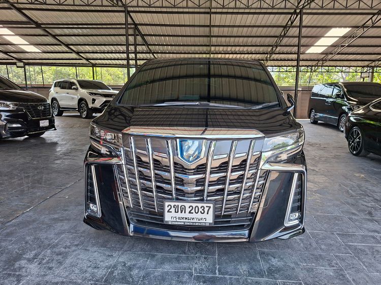 Toyota Alphard 2021 2.5 S C-Package Utility-car ไฮบริด ไม่ติดแก๊ส เกียร์อัตโนมัติ ดำ รูปที่ 2