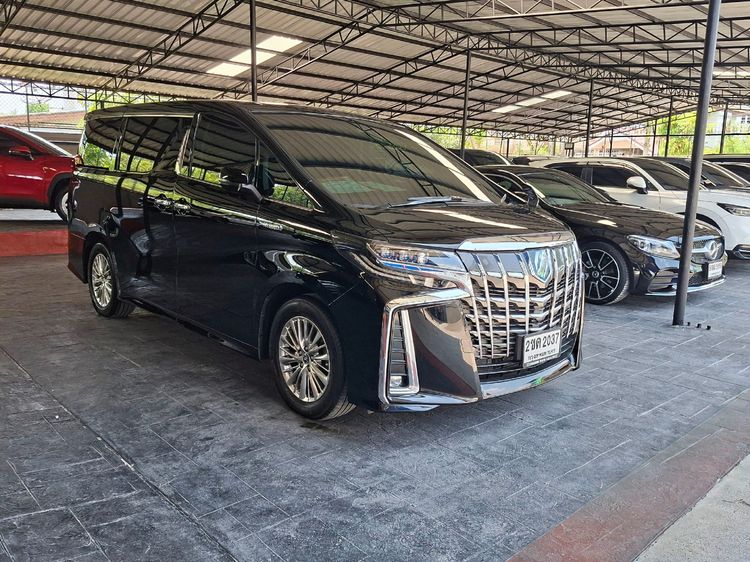 Toyota Alphard 2021 2.5 S C-Package Utility-car ไฮบริด ไม่ติดแก๊ส เกียร์อัตโนมัติ ดำ รูปที่ 3