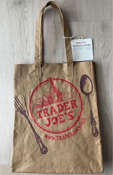 ไม่ระบุ น้ำตาล อื่นๆ Trader Joe’s Washable Paper Grocery Bag