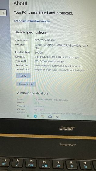 Acer i7-5500U  รูปที่ 7