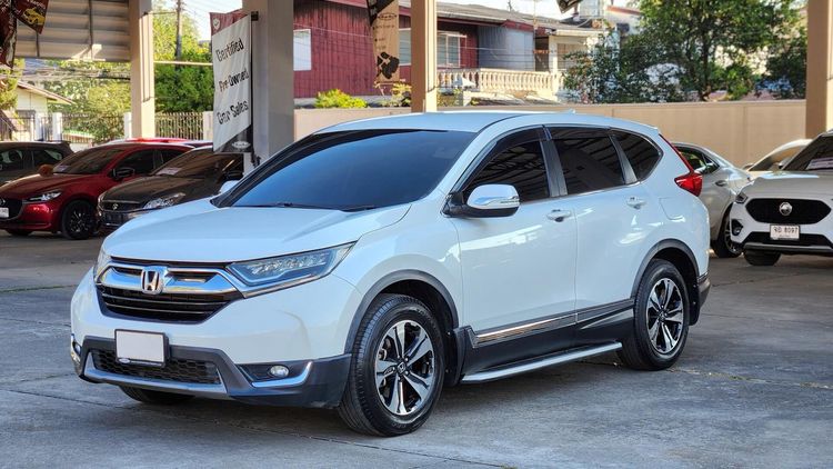 Honda CR-V 2018 2.4 E 2WD Utility-car เบนซิน ไม่ติดแก๊ส เกียร์อัตโนมัติ ขาว