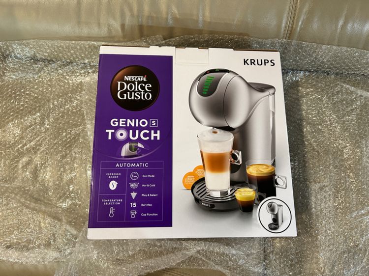 ของใหม่ เครื่องชงกาแฟ Capsule ยี่ห้อ Nescafe Dolce Gusto รุ่นTop Genio S Touch EP440E66 เครื่องชงกาแฟ Cup ใหญ่ 