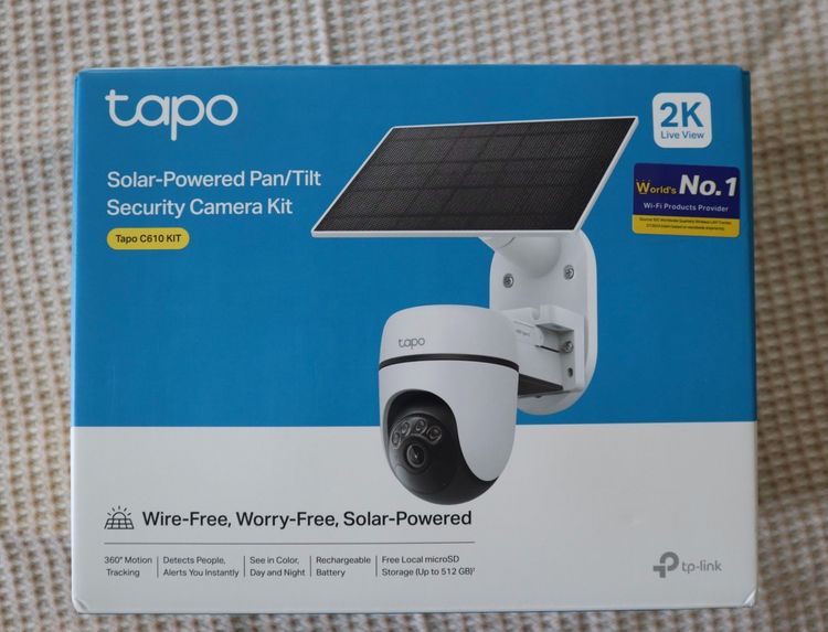 ติดตั้งอุปกรณ์รักษาความปลอดภัย ขาย Tapo C610 KIT กล้องวงจรปิด Solar Kit 2K 3MP ของใหม่ มีประกัน