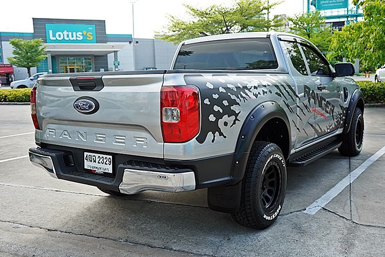 Ford Ranger 2023 2.0 Hi-Rider XL+ Pickup ดีเซล ไม่ติดแก๊ส เกียร์ธรรมดา เทา รูปที่ 4