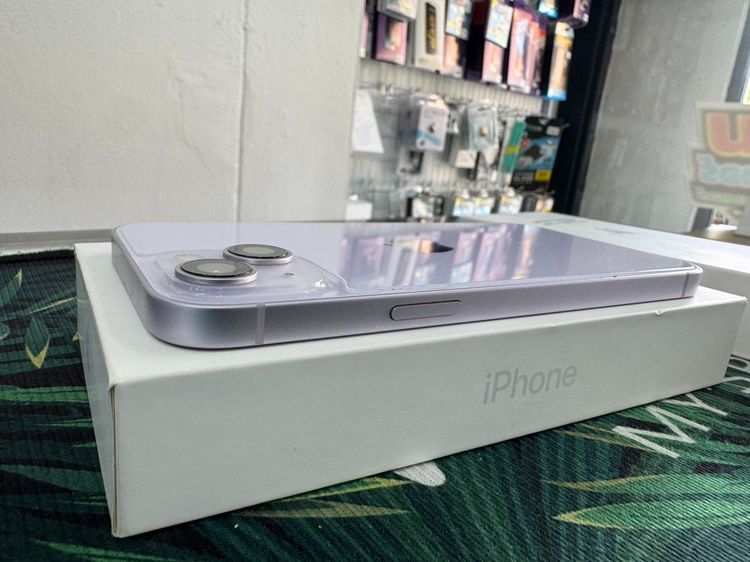 iPhone 14 Plus 128GB แท้ๆ สีม่วง มีกล่อง สภาพสวยไร้รอย ใส่ได้ทุกซิม ไม่ติดไอคราวรีเซ็ตได้ ใช้งานปกติทุกฟังชั่น รูปที่ 4