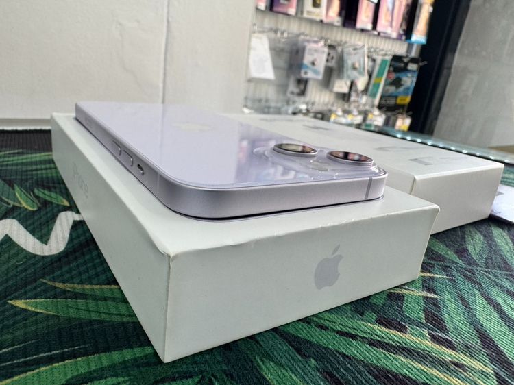 iPhone 14 Plus 128GB แท้ๆ สีม่วง มีกล่อง สภาพสวยไร้รอย ใส่ได้ทุกซิม ไม่ติดไอคราวรีเซ็ตได้ ใช้งานปกติทุกฟังชั่น รูปที่ 3