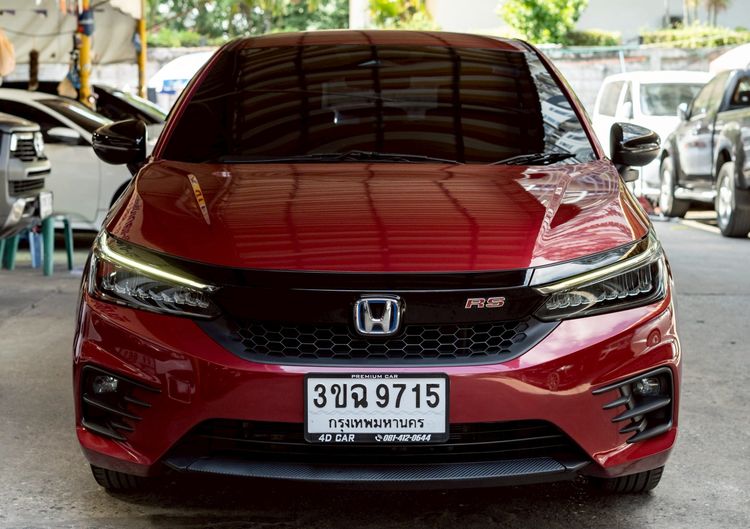 Honda City 2022 1.5 e:HEV RS Sedan ไฮบริด ไม่ติดแก๊ส เกียร์อัตโนมัติ แดง รูปที่ 2