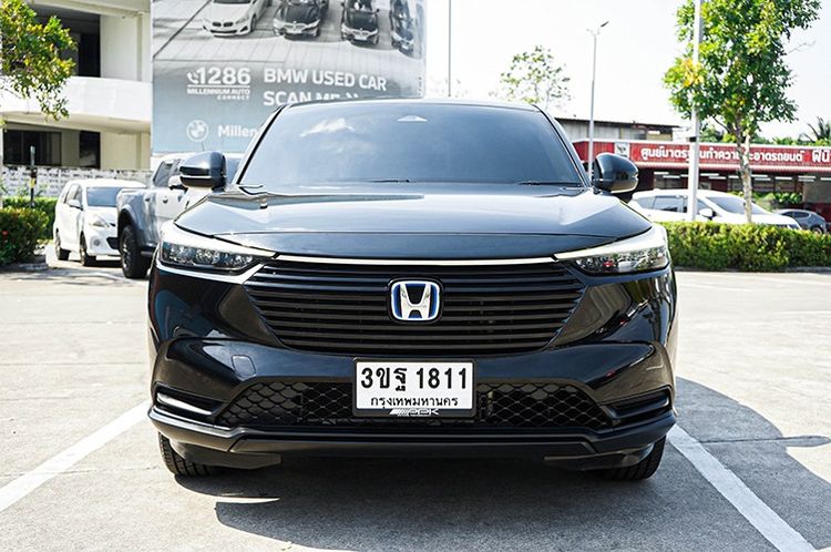 Honda HR-V 2022 1.5 e:HEV E Utility-car ไฮบริด เกียร์อัตโนมัติ ดำ รูปที่ 2