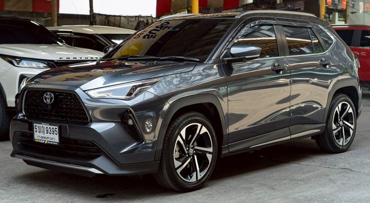รถ Toyota Yaris Cross 1.5 HEV Premium Luxury สี เทา