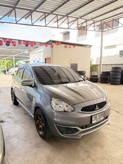 Mitsubishi Mirage 2016 1.2 GLX Sedan เบนซิน ไม่ติดแก๊ส เกียร์ธรรมดา เทา รูปที่ 3