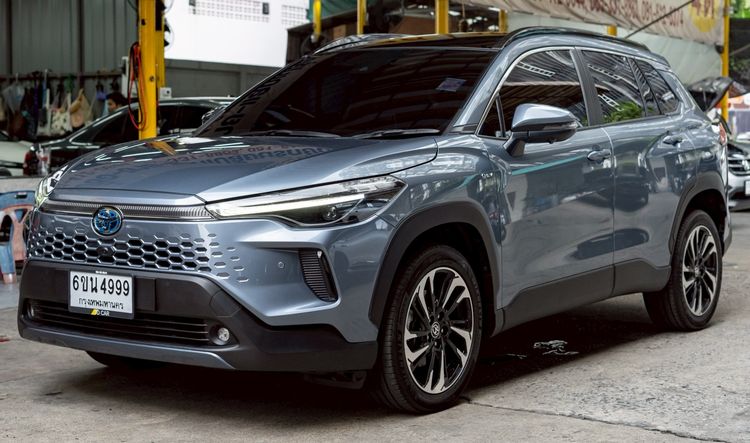 รถ Toyota Corolla Cross 1.8 HEV Premium Luxury สี เทา
