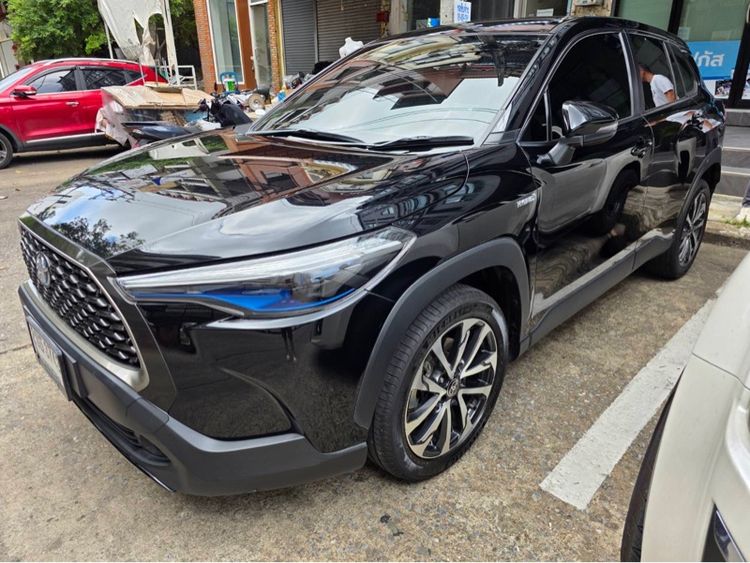 Toyota Corolla Cross 2021 1.8 HEV Premium Utility-car เบนซิน ไม่ติดแก๊ส เกียร์อัตโนมัติ ดำ