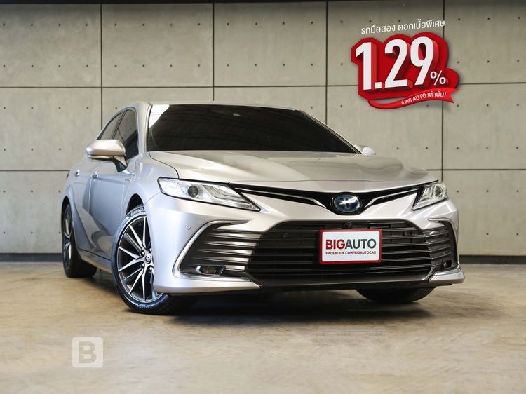 Toyota Camry 2023 2.5 HEV Premium Luxury Sedan ไฮบริด ไม่ติดแก๊ส เกียร์อัตโนมัติ เทา