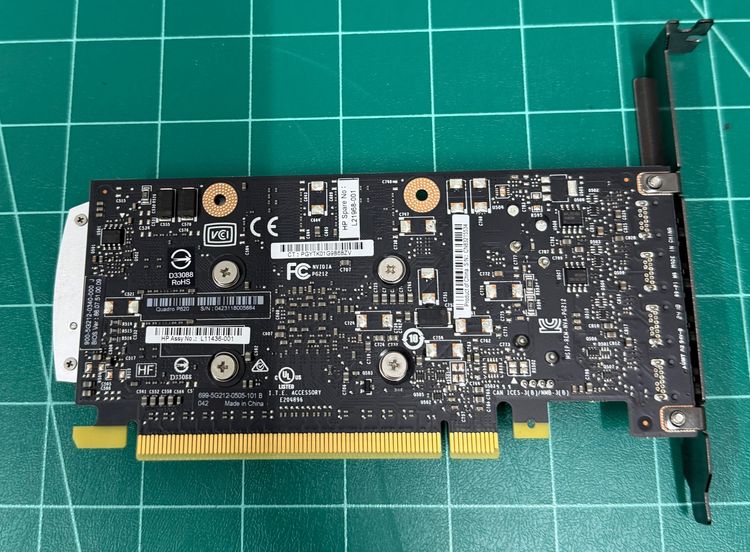 การ์ดจอ NVIDIA Quadro P620 2GB GDDR5 Low Profile รูปที่ 3