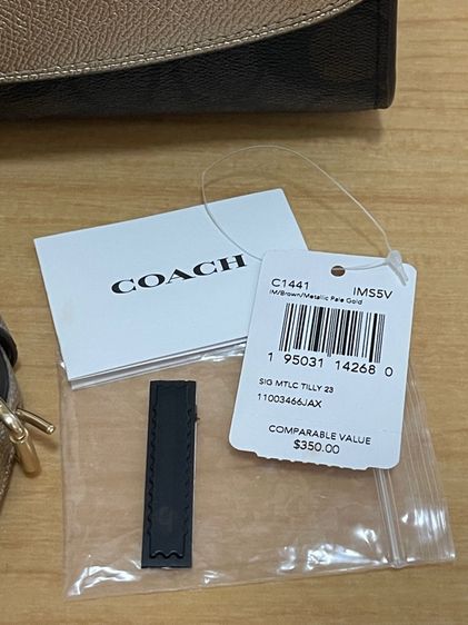 Coach Tilly Top Handle รูปที่ 14