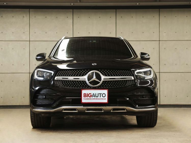 Mercedes-Benz GLC-Class 2022 GLC300e Utility-car ปลั๊กอินไฮบริด (PHEV) ไม่ติดแก๊ส เกียร์อัตโนมัติ ดำ รูปที่ 3