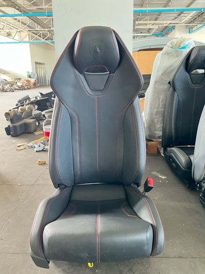 NOS เบาะหน้า Lamborghini ของแท้ คู่ LH+RH สีดำ ด้ายแดง Original Front Seat