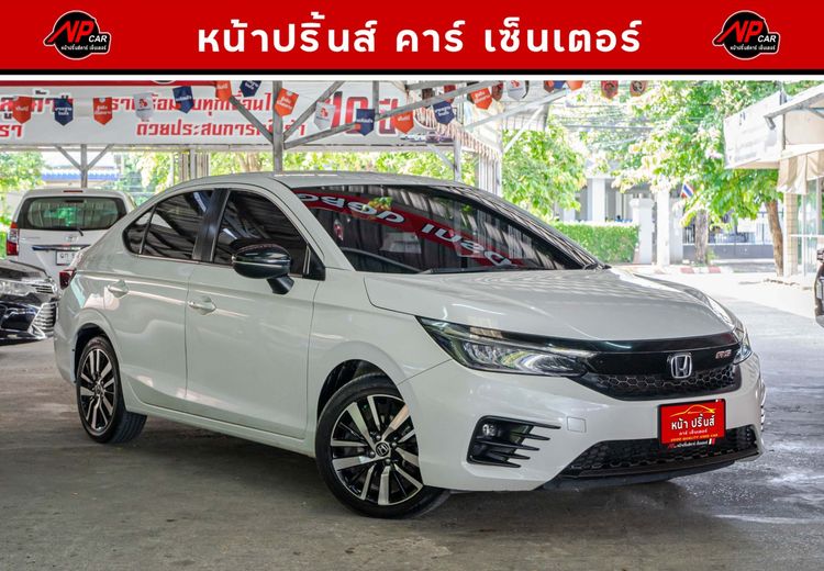 Honda City 2020 1.0 RS Sedan เบนซิน ไม่ติดแก๊ส เกียร์อัตโนมัติ ขาว รูปที่ 3