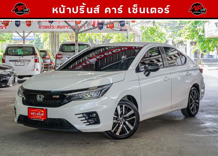 Honda City 2020 1.0 RS Sedan เบนซิน ไม่ติดแก๊ส เกียร์อัตโนมัติ ขาว