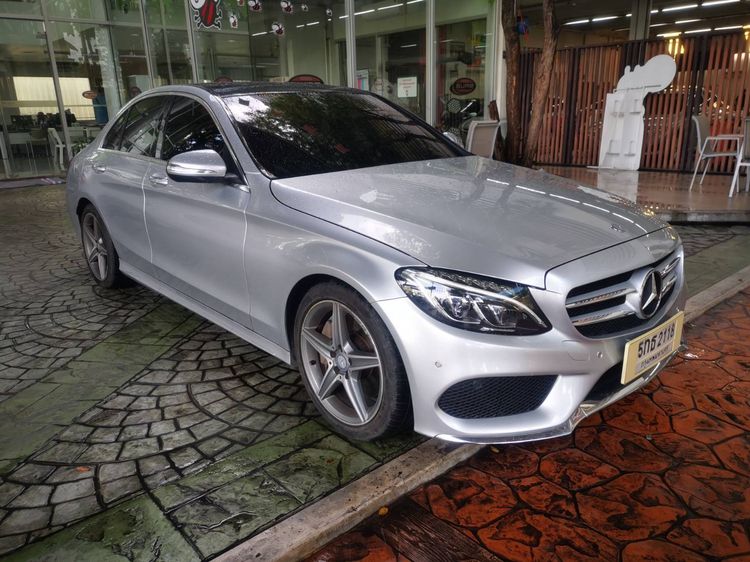 รถ Mercedes-Benz C-Class C300 2.2 BlueTEC Hybrid AMG Dynamic สี เทา