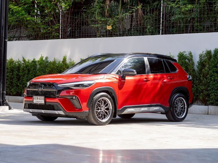 Toyota Corolla Cross 2023 1.8 Hybrid Premium Safety GR Sport Utility-car ไฮบริด ไม่ติดแก๊ส เกียร์อัตโนมัติ แดง