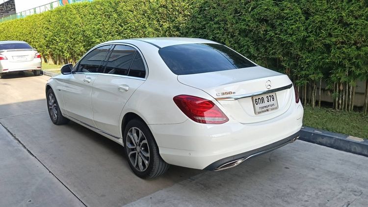 Mercedes-Benz C-Class 2017 C350e Sedan ไฮบริด ไม่ติดแก๊ส เกียร์อัตโนมัติ ขาว รูปที่ 4