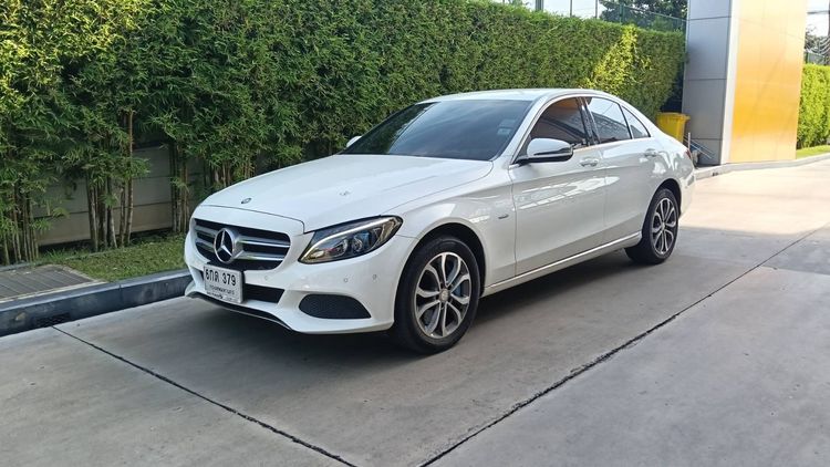 Mercedes-Benz C-Class 2017 C350e Sedan ไฮบริด ไม่ติดแก๊ส เกียร์อัตโนมัติ ขาว รูปที่ 3