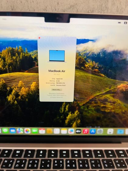 MacBook Air M2 2022 (ประกันศูนย์) รูปที่ 3