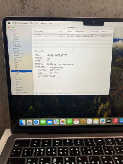 MacBook Air M2 2022 (ประกันศูนย์) รูปที่ 4