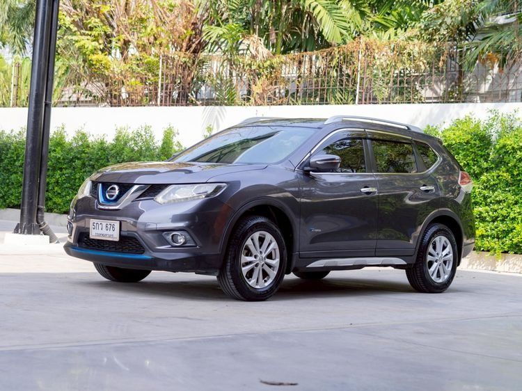 Nissan X-Trail 2016 2.0 V Hybrid 4WD Utility-car ไฮบริด ไม่ติดแก๊ส เกียร์อัตโนมัติ เทา