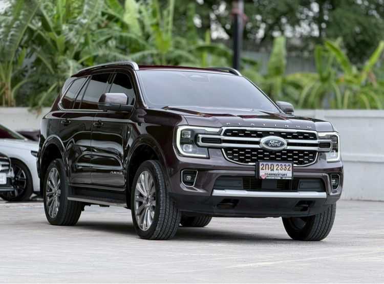 รถ Ford Everest 3.0 V6 Turbo Platinum 4WD สี น้ำตาล
