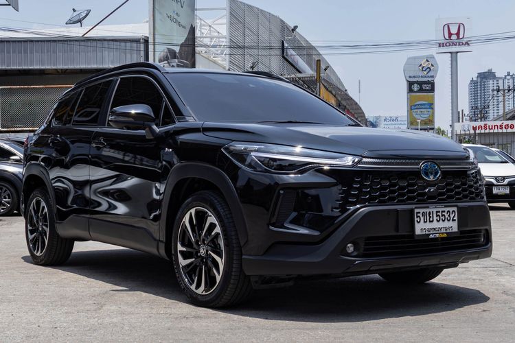 Toyota Corolla Cross 2024 1.8 HEV Premium Luxury Utility-car ไฮบริด ไม่ติดแก๊ส เกียร์อัตโนมัติ ดำ รูปที่ 3