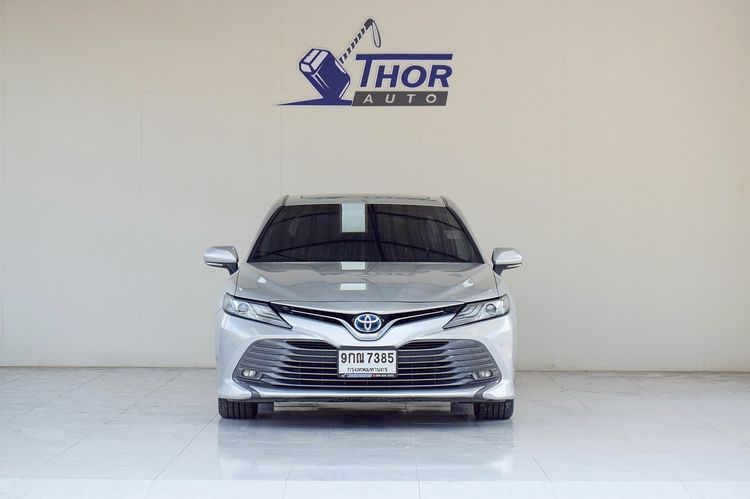 Toyota Camry 2019 2.5 Hybrid Sedan ไฮบริด เกียร์อัตโนมัติ เทา รูปที่ 2