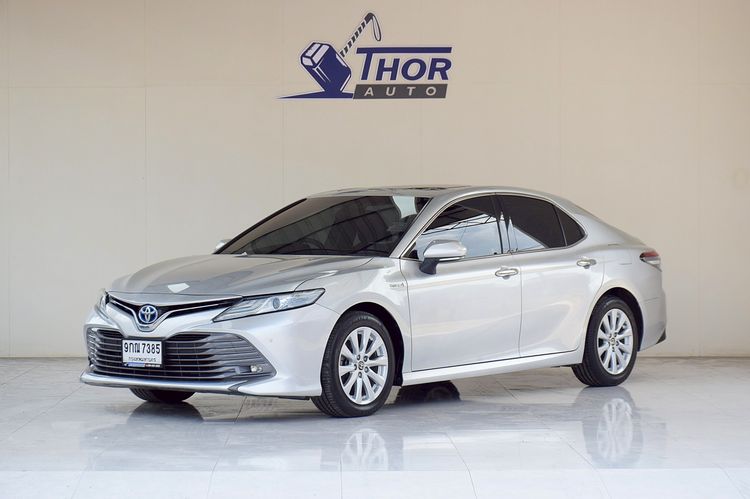 Toyota Camry 2019 2.5 Hybrid Sedan ไฮบริด เกียร์อัตโนมัติ เทา
