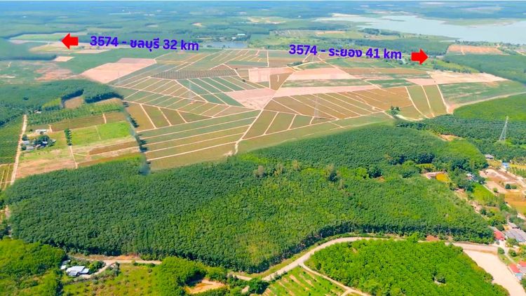 ขายด่วน ที่ดินทำเลทอง 300 ไร่ ติดถนน 4 เลน สาย 3574 อ.ปลวกแดง ระยอง ผังเมืองสีเหลืองลาย ใกล้เขตนิคมอุตสาหกรรมและท่าเรือแหลมฉบัง รูปที่ 3