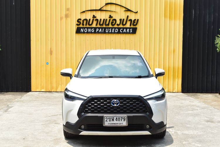 Toyota Corolla Cross 2022 1.8 Hybrid Smart Utility-car ไฮบริด ไม่ติดแก๊ส เกียร์อัตโนมัติ ขาว รูปที่ 4