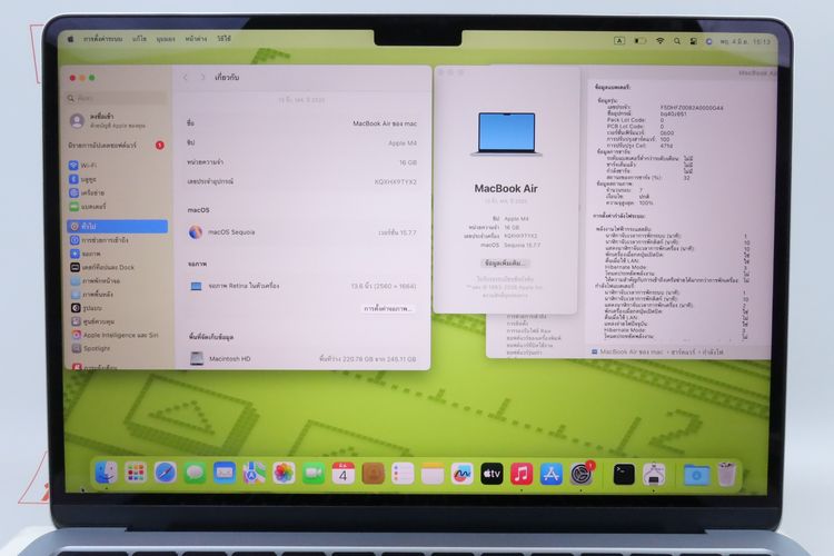 MacBook Air M4 13" 16.256GB  รูปที่ 2