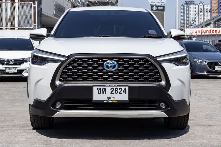 Toyota Corolla Cross 2023 1.8 Hybrid Premium Utility-car ไฮบริด ไม่ติดแก๊ส เกียร์อัตโนมัติ ขาว รูปที่ 2