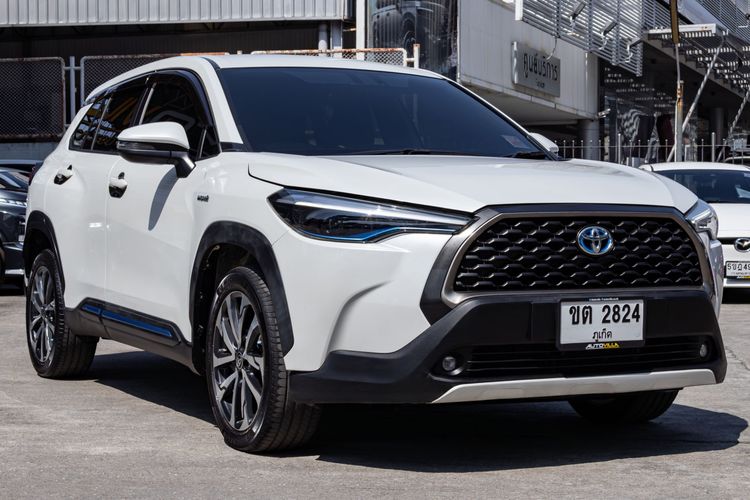 Toyota Corolla Cross 2023 1.8 Hybrid Premium Utility-car ไฮบริด ไม่ติดแก๊ส เกียร์อัตโนมัติ ขาว รูปที่ 3