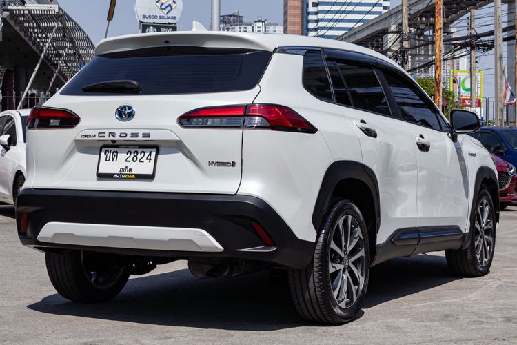 Toyota Corolla Cross 2023 1.8 Hybrid Premium Utility-car ไฮบริด ไม่ติดแก๊ส เกียร์อัตโนมัติ ขาว รูปที่ 4