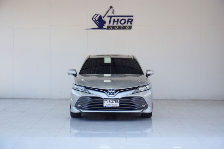Toyota Camry 2020 2.5 Hybrid Sedan ไฮบริด เกียร์อัตโนมัติ เทา รูปที่ 2
