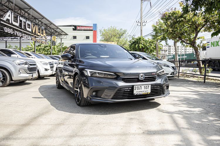 Honda Civic 2022 2.0 eHEV RS Sedan ไฮบริด ไม่ติดแก๊ส เกียร์อัตโนมัติ เทา รูปที่ 4