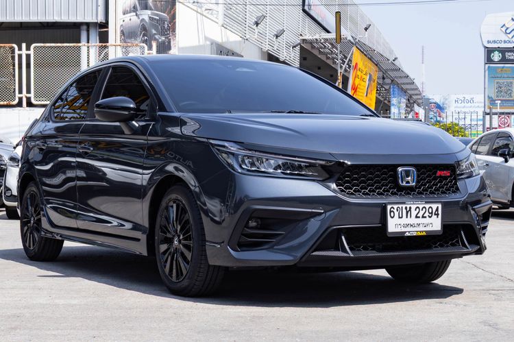 Honda City 2025 1.5 e:HEV RS Sedan ไฮบริด ไม่ติดแก๊ส เกียร์อัตโนมัติ เทา รูปที่ 3