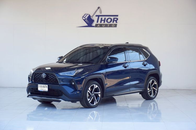 รถ Toyota Yaris Cross 1.5 HEV Premium Luxury สี น้ำเงิน