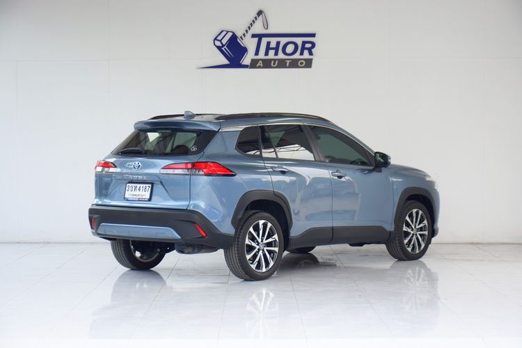 Toyota Corolla Cross 2022 1.8 Hybrid Premium Safety Utility-car ไฮบริด เกียร์อัตโนมัติ เทา รูปที่ 3