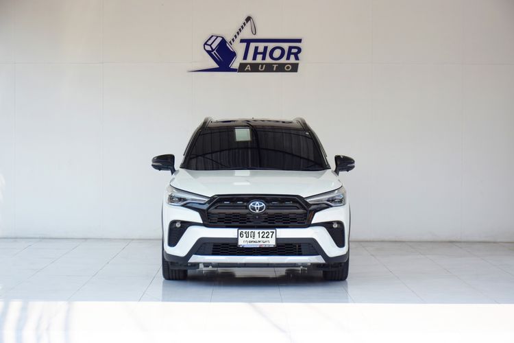 Toyota Corolla Cross 2023 1.8 Hybrid Premium Safety GR Sport Utility-car ไฮบริด เกียร์อัตโนมัติ ขาว รูปที่ 2